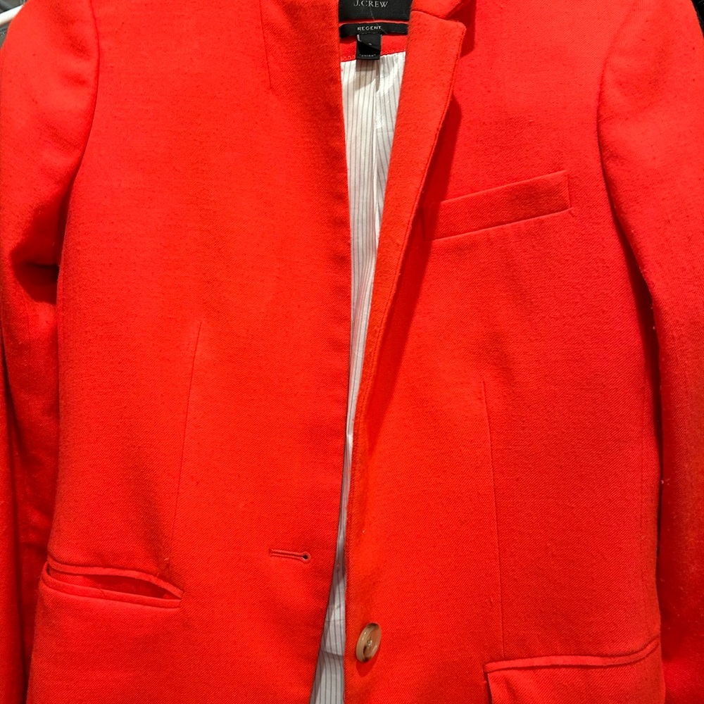 Orange J Crew Blazer